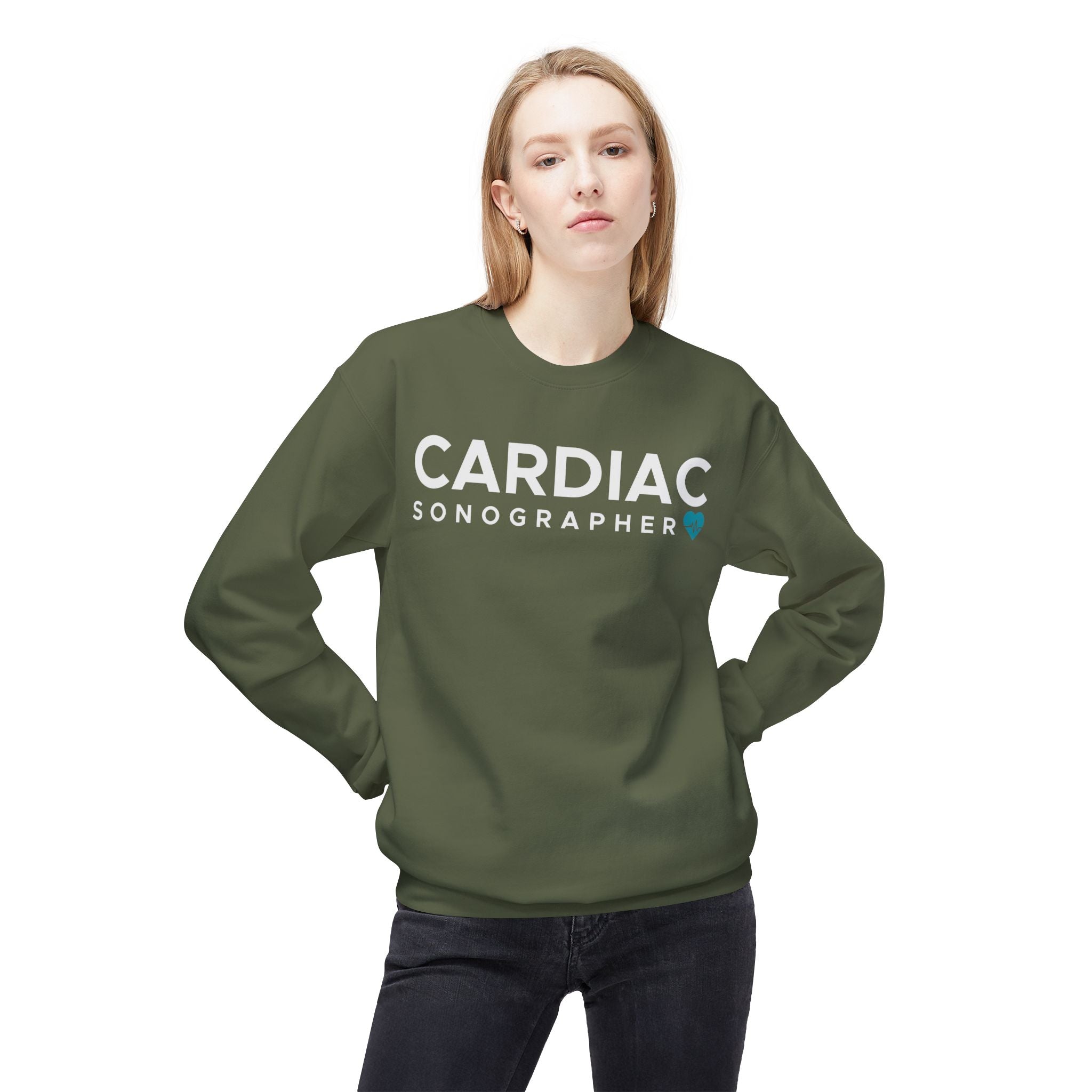 CREDNTL | Cardiac Sonographer Crewneck Sweatshirt