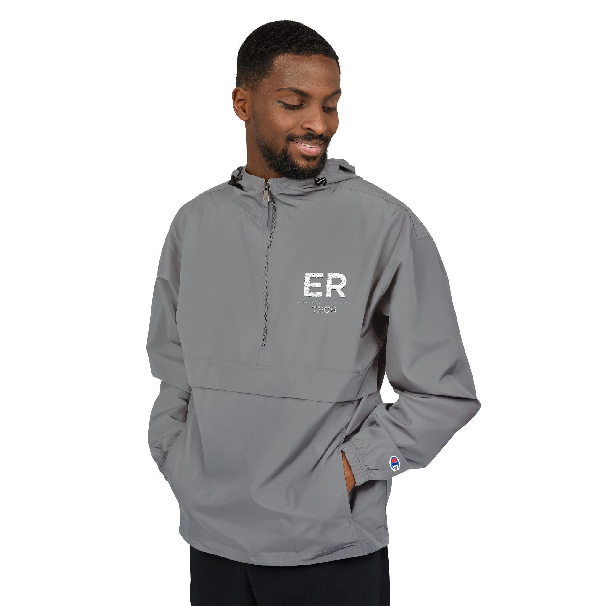 CREDNTL | 'ER' Floral Logo Windbreaker Jacket