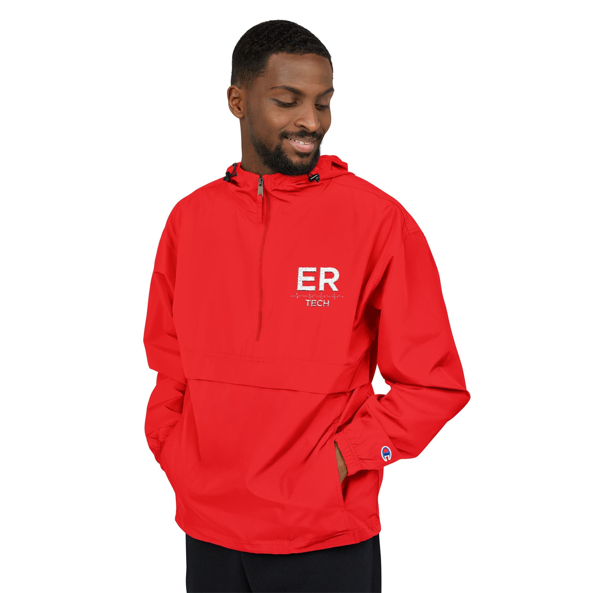 CREDNTL | 'ER' Floral Logo Windbreaker Jacket