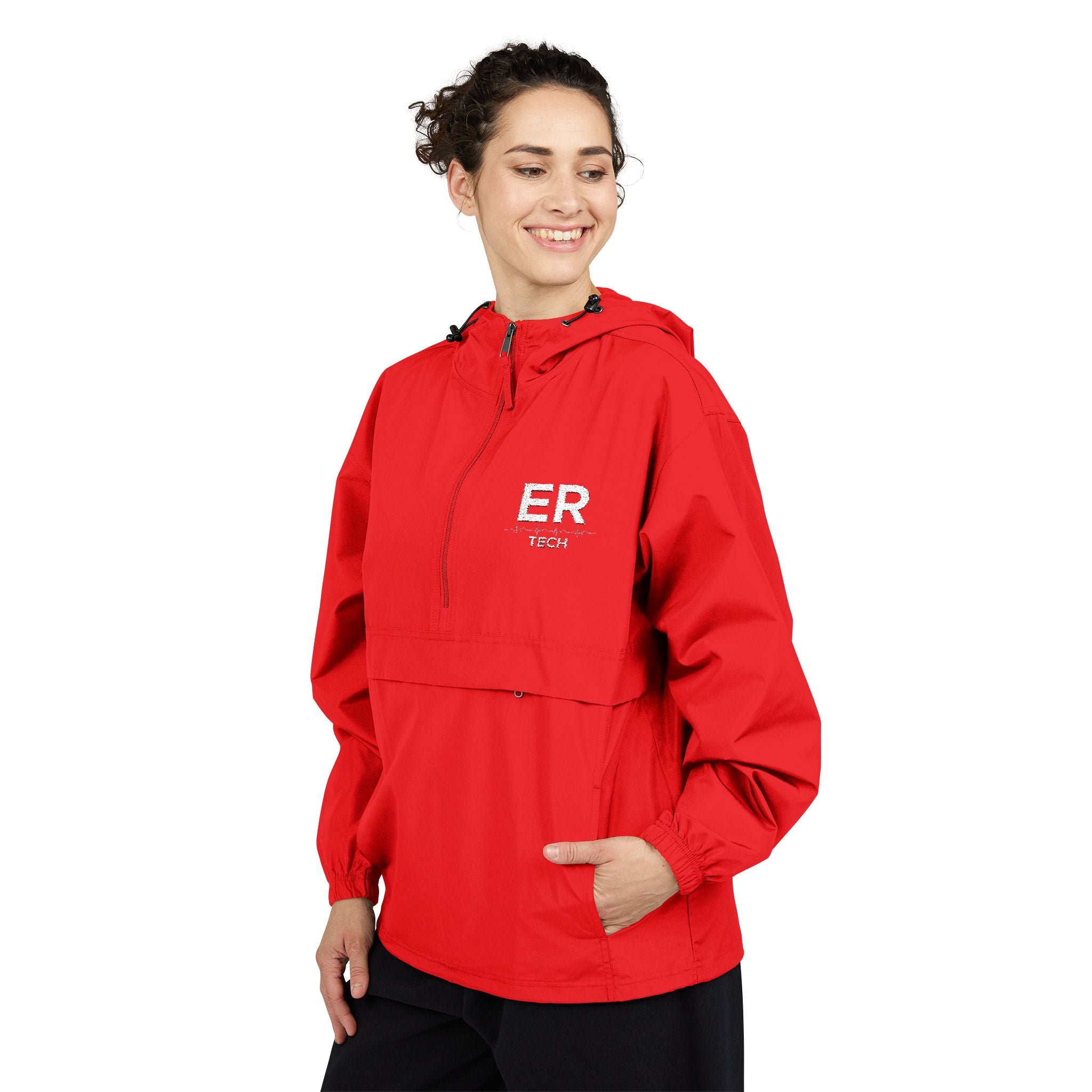CREDNTL | 'ER' Floral Logo Windbreaker Jacket