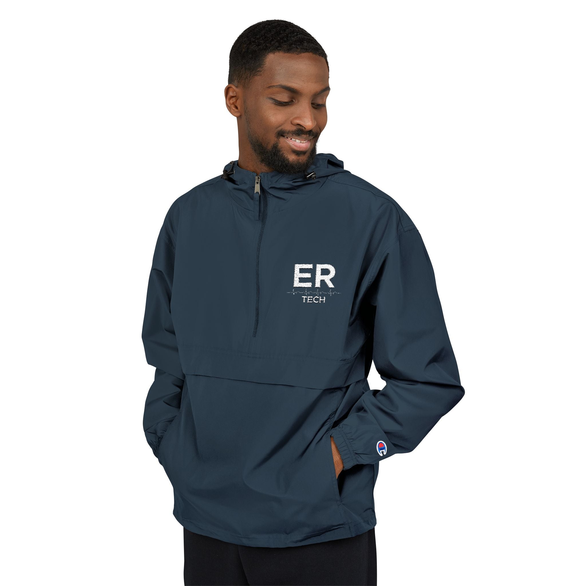 CREDNTL | 'ER' Floral Logo Windbreaker Jacket
