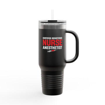 CREDNTL | Certified Register Nurse Anesthetics 40oz Insulated Travel Mug