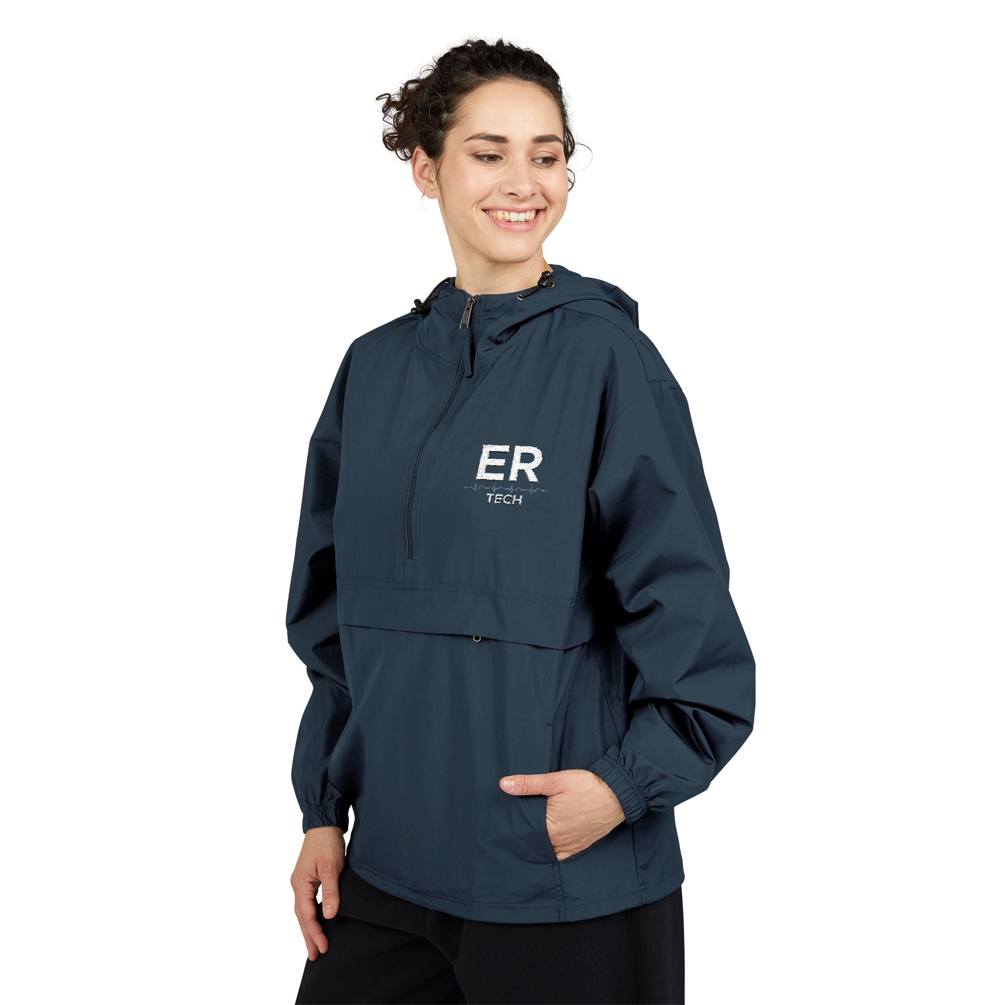 CREDNTL | 'ER' Floral Logo Windbreaker Jacket