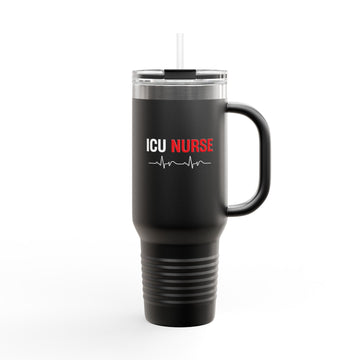 CREDNTL | ICU Nurse 40oz Insulated Travel Mug