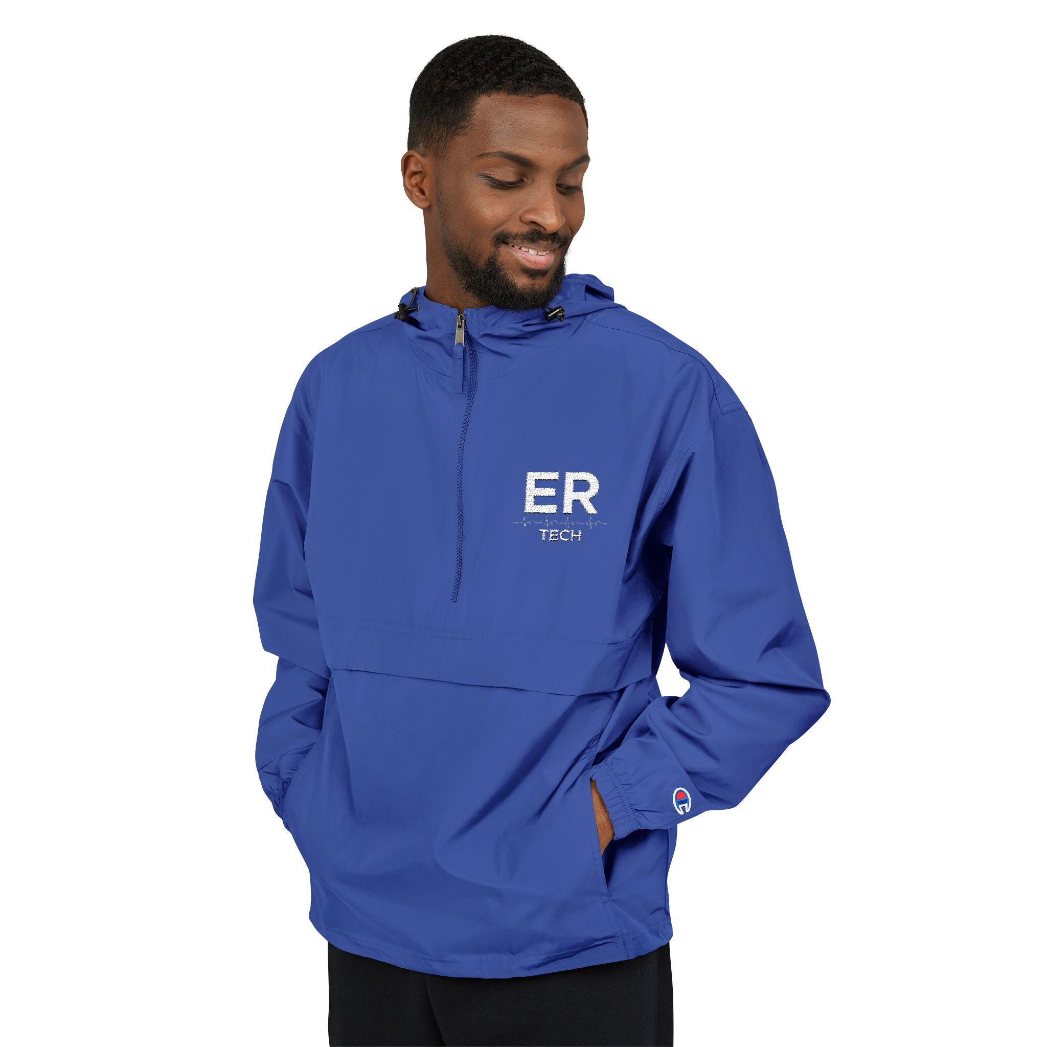 CREDNTL | 'ER' Floral Logo Windbreaker Jacket