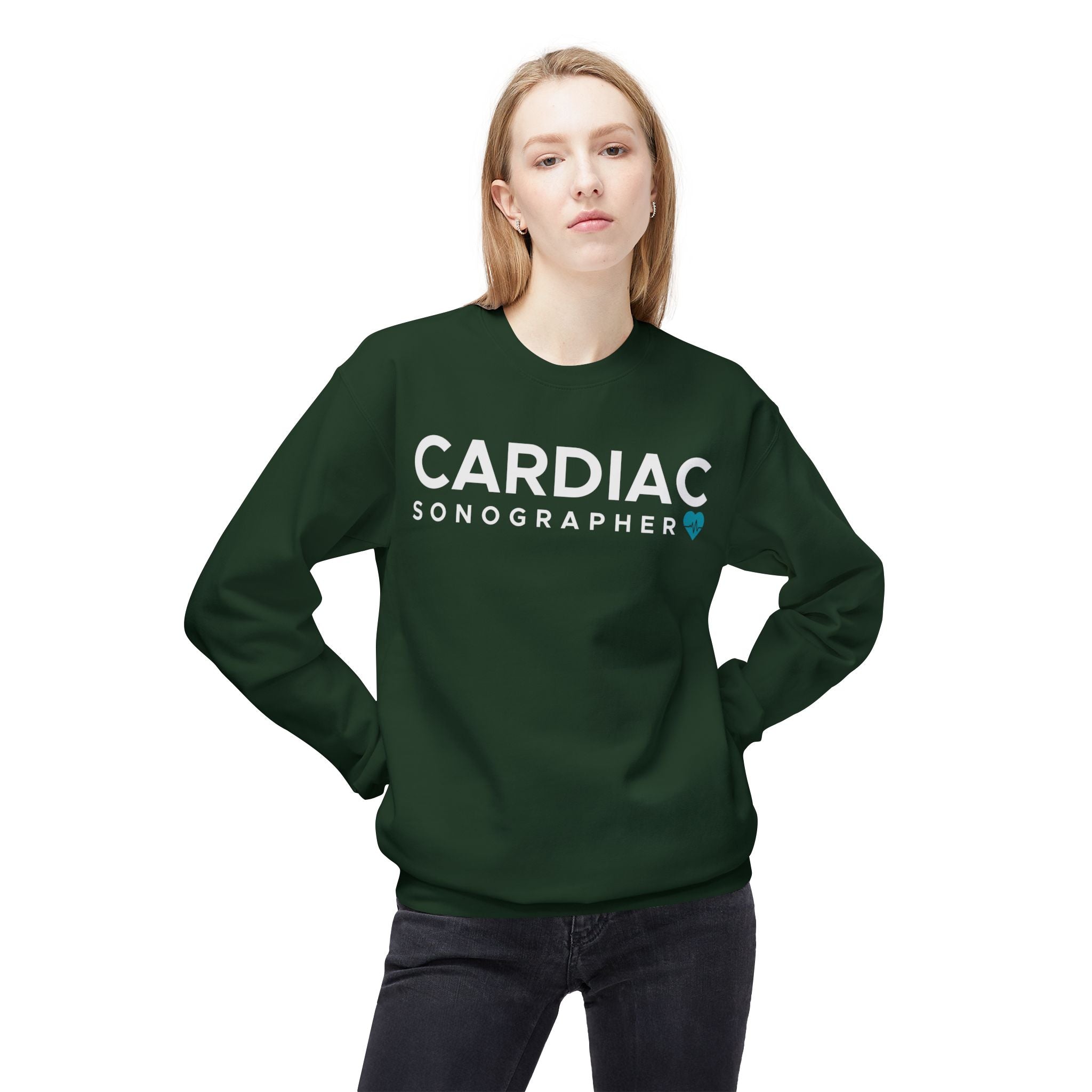 CREDNTL | Cardiac Sonographer Crewneck Sweatshirt