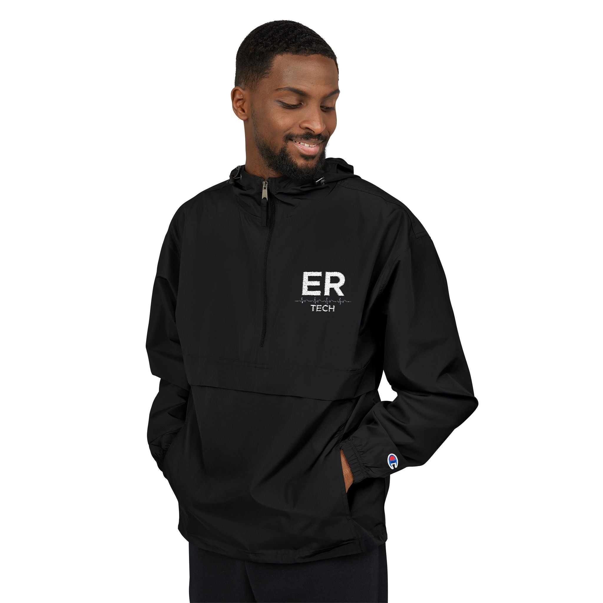 CREDNTL | 'ER' Floral Logo Windbreaker Jacket