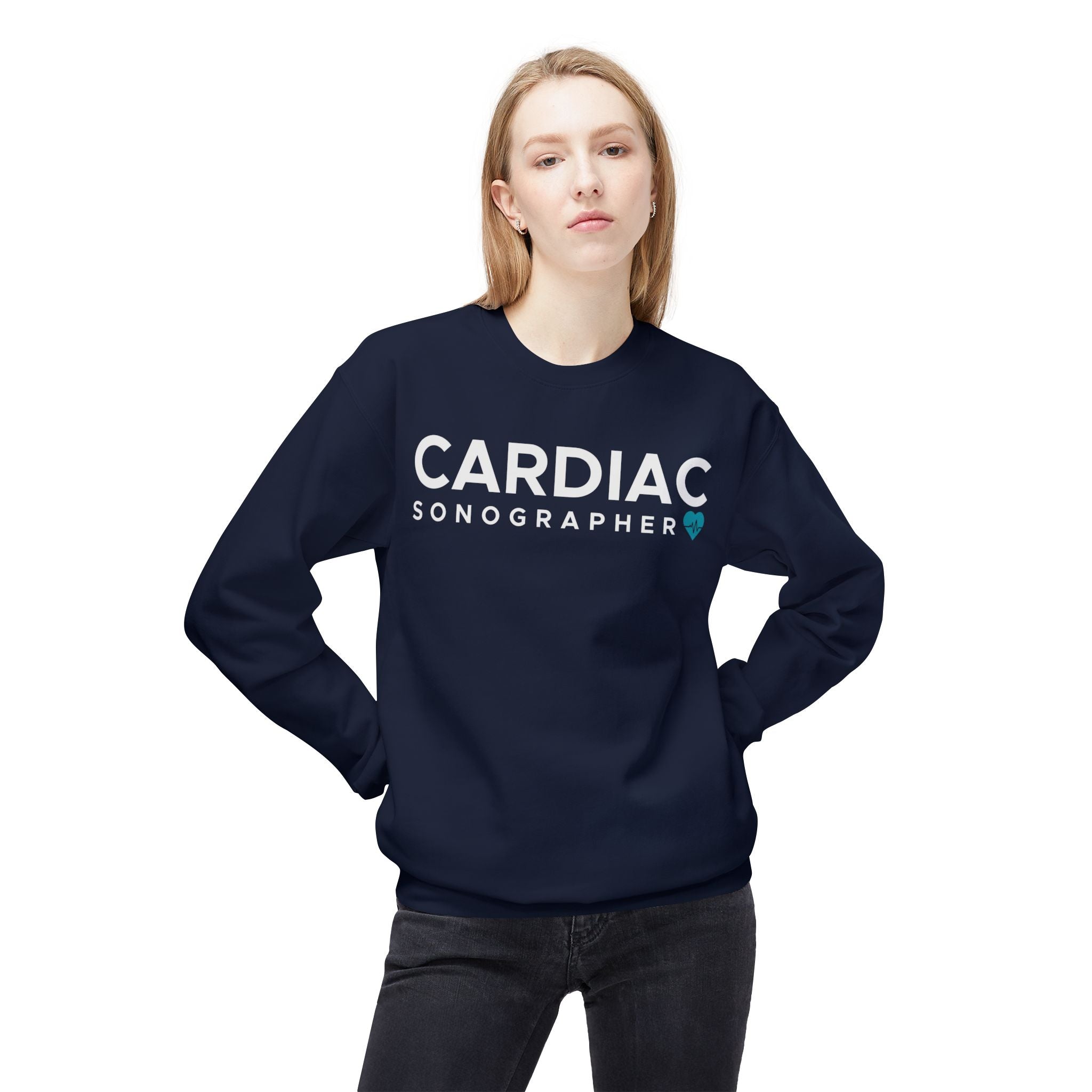 CREDNTL | Cardiac Sonographer Crewneck Sweatshirt
