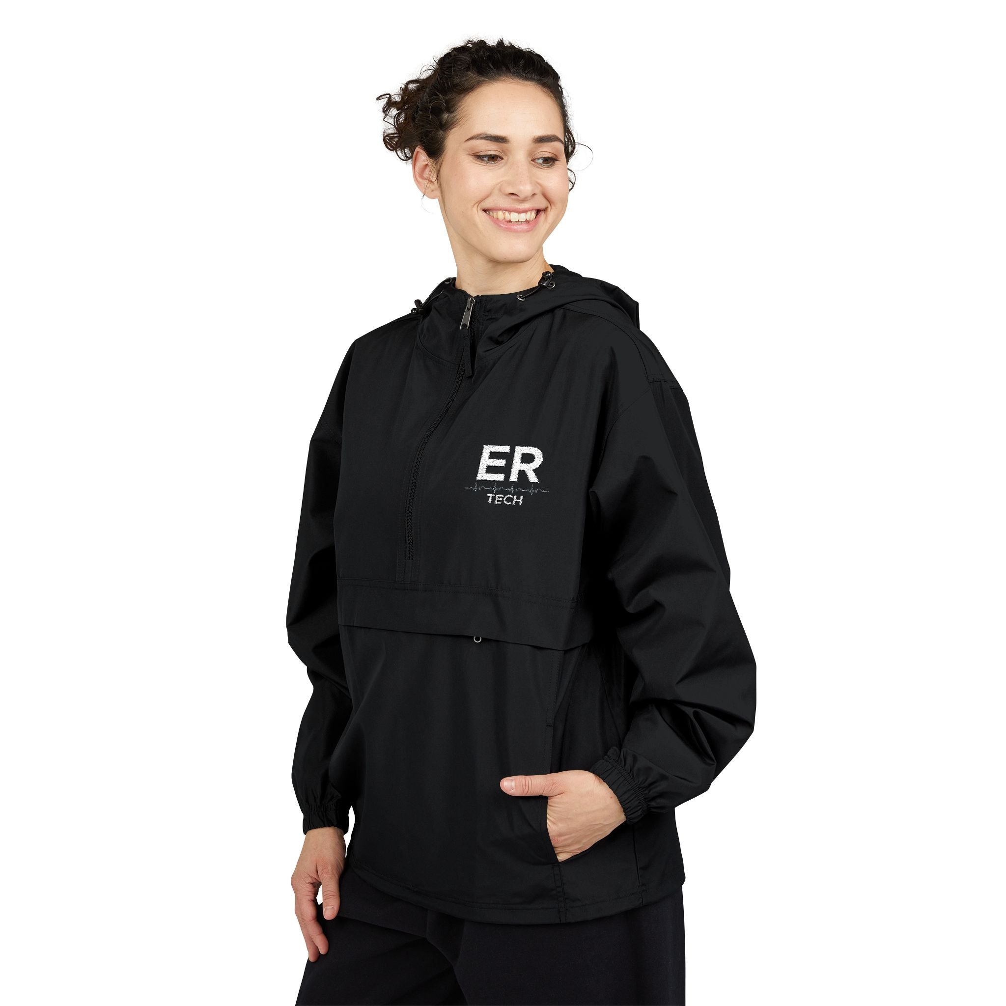 CREDNTL | 'ER' Floral Logo Windbreaker Jacket