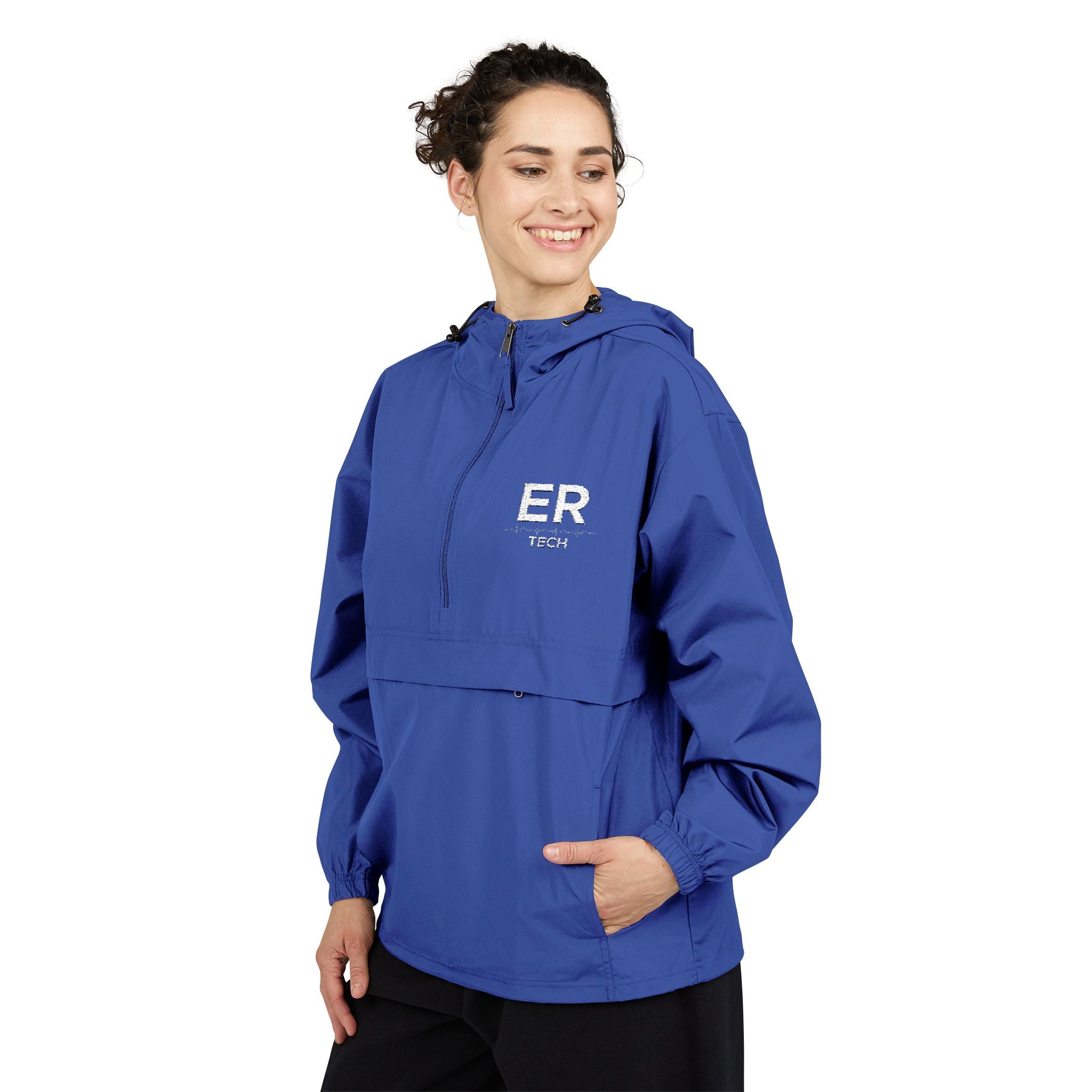 CREDNTL | 'ER' Floral Logo Windbreaker Jacket