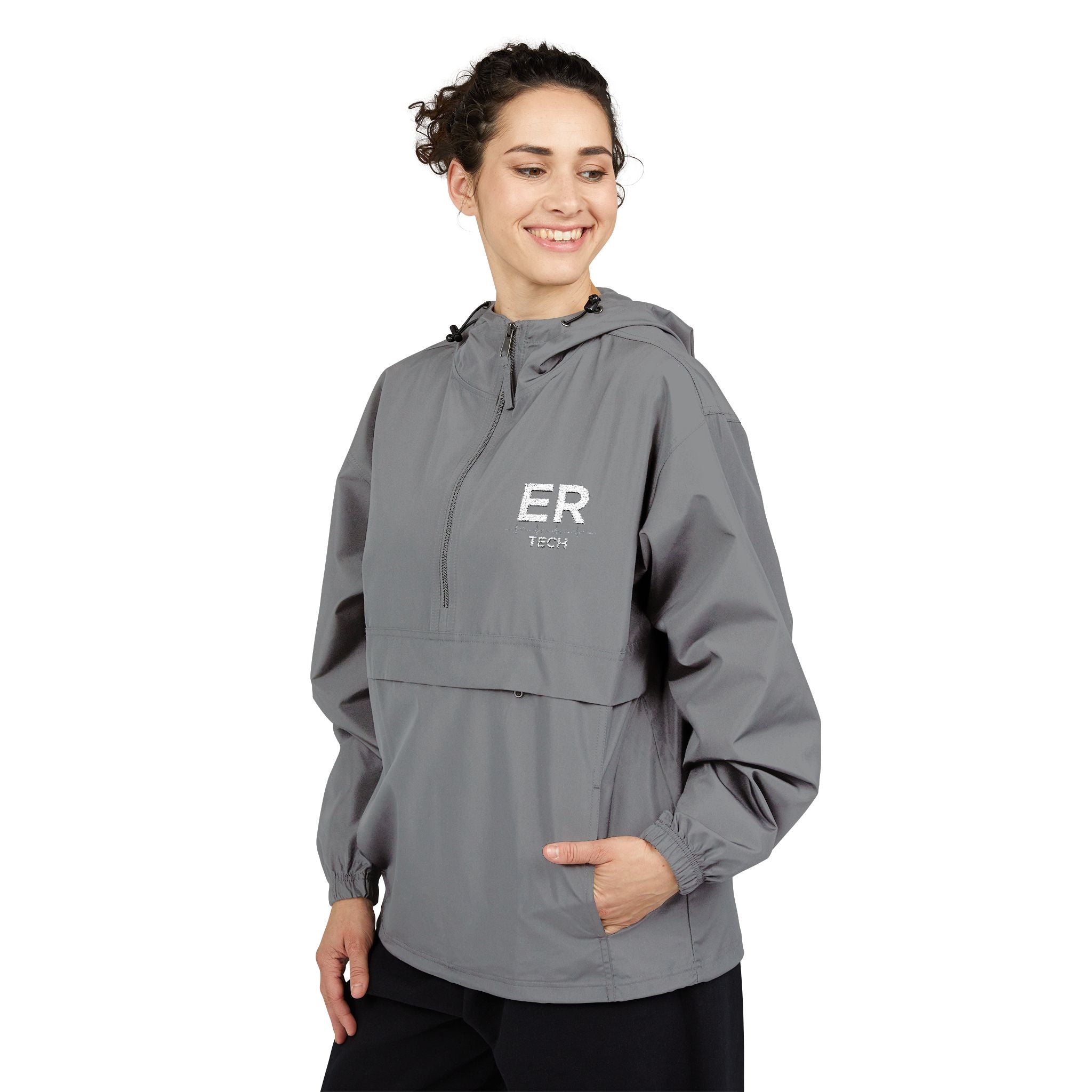 CREDNTL | 'ER' Floral Logo Windbreaker Jacket