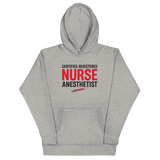 CREDNTL | Certified Registered Nurse Anesthetist Hoodie