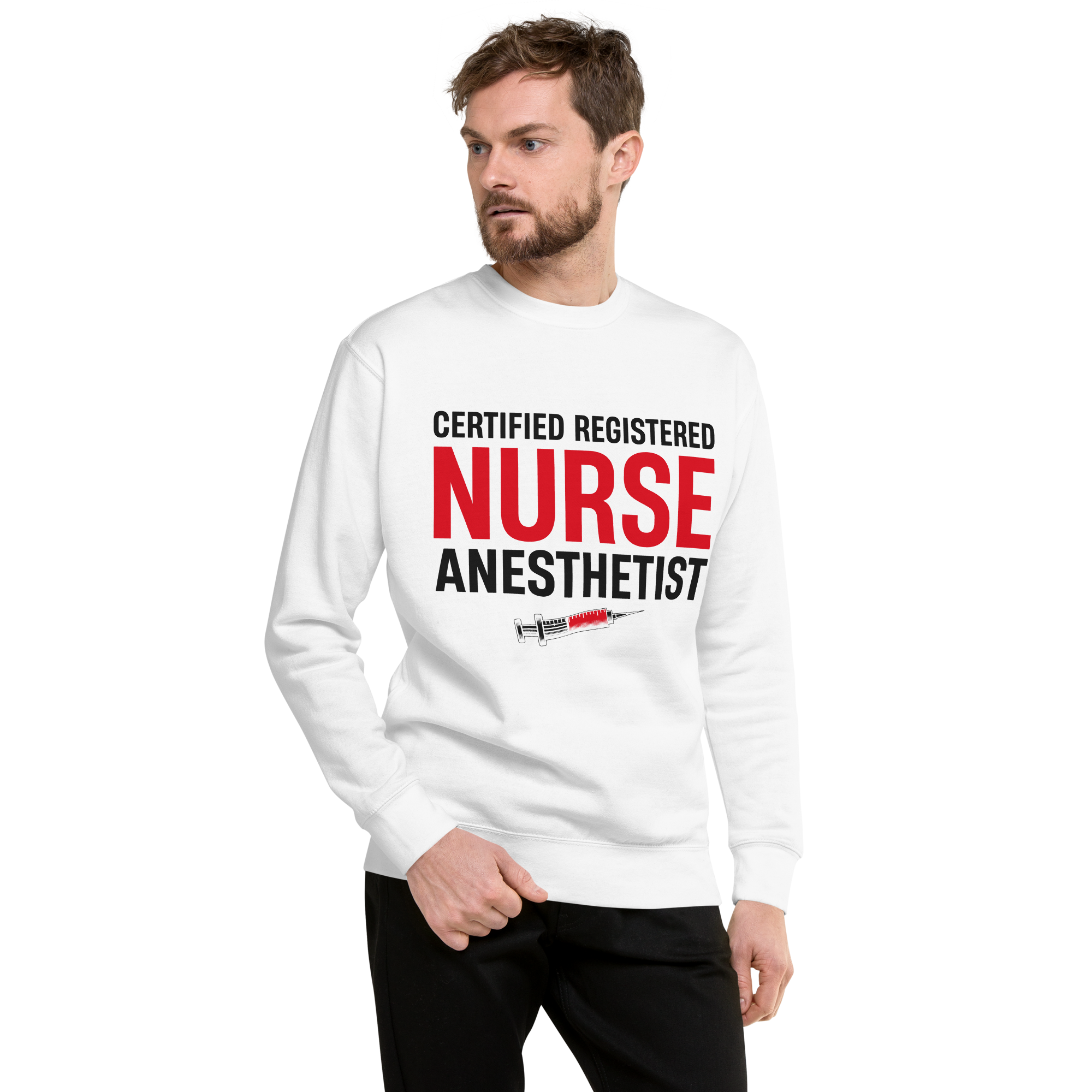CREDNTL | Certified Registered Nurse Anesthetist Sweatshirt