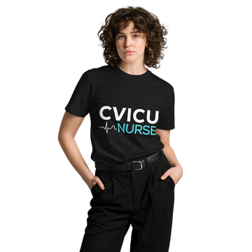 CREDNTL | CVICU Nurse T-Shirt